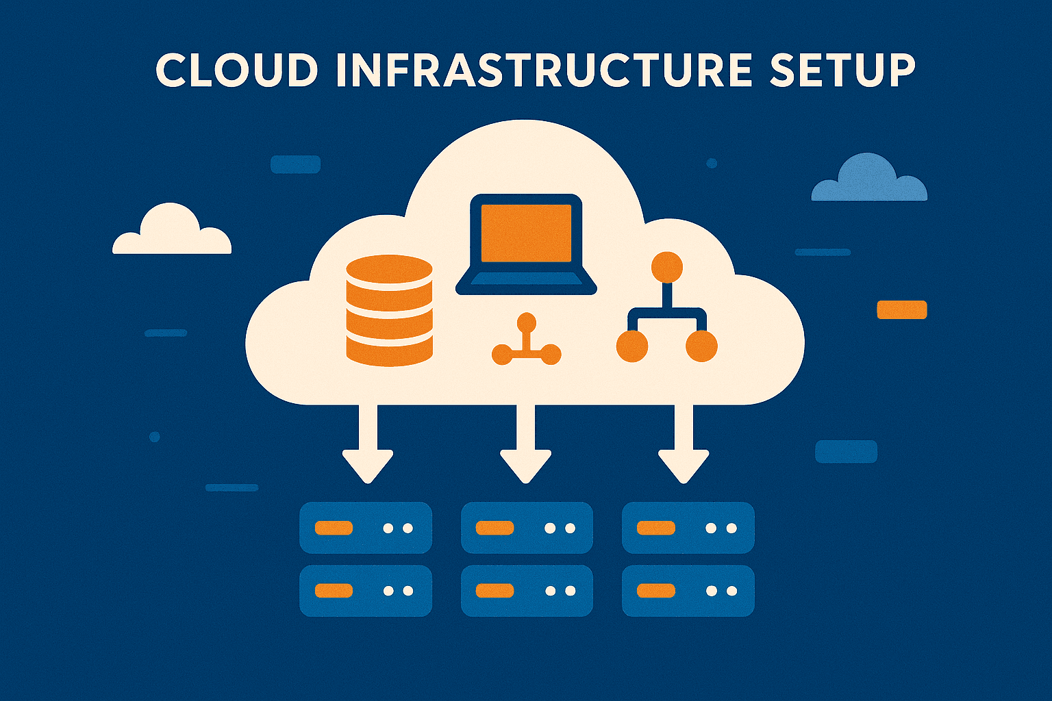 Cloud Infrastructure Setup visualization
